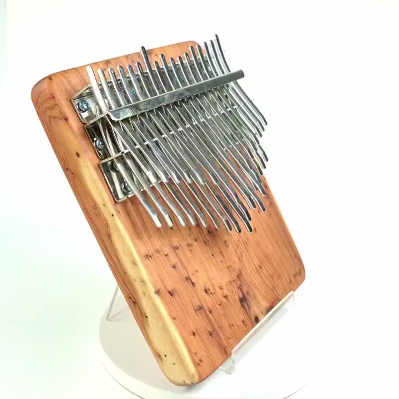 台湾刺柏拇指琴/34音拇指琴/KALIMBA - 吉他/乐器 - 木头 金色