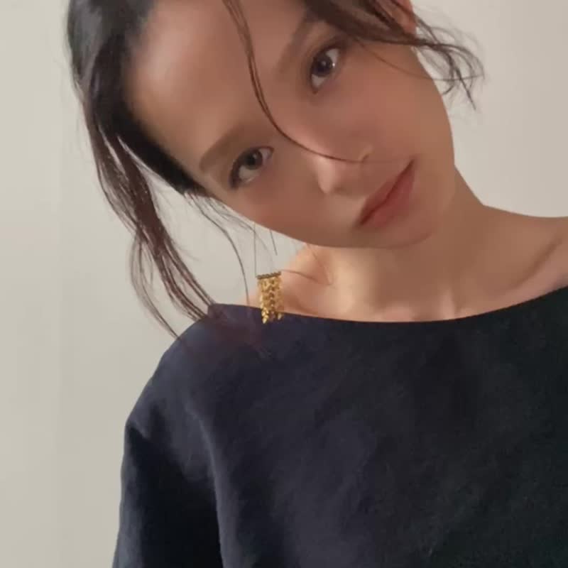 PRIDE 系列 - 无色彩虹 * LGBT 游行 彩虹 黄铜 耳针 耳环 - 耳环/耳夹 - 铜/黄铜 金色