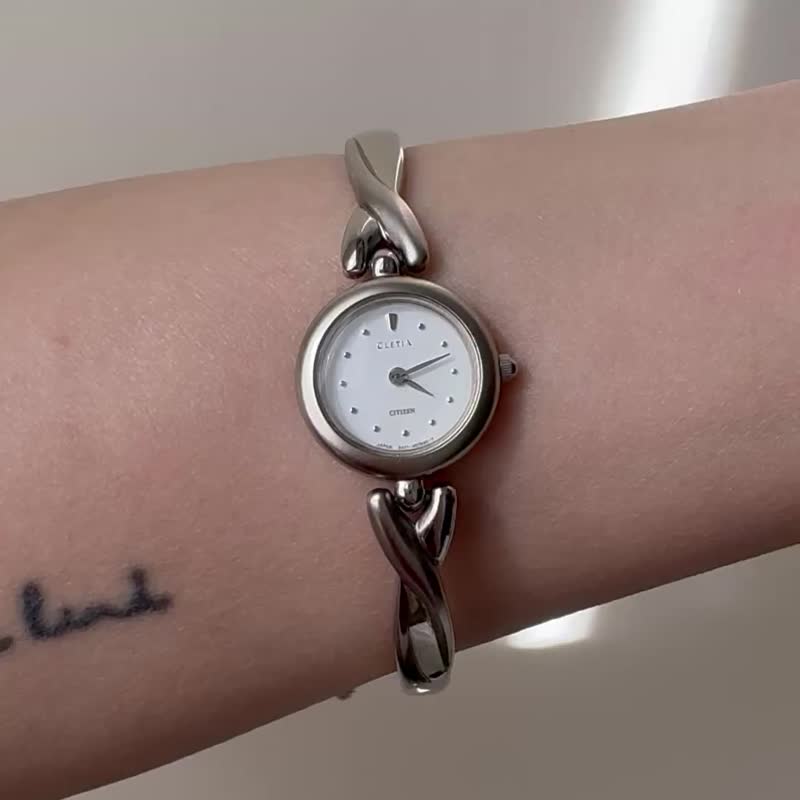 Citizen Cletia中古表/复古时钟/时钟/老表/vintage watch/女表 - 女表 - 其他金属 银色