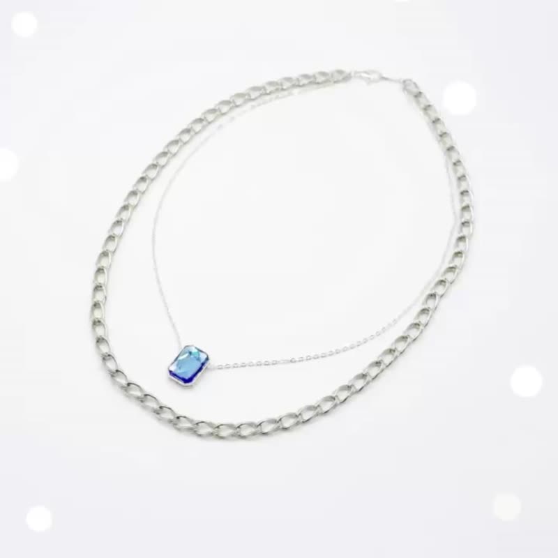 Iris彩虹女神~天使系列璀璨水晶短项链~定制生日礼物推荐 - 项链 - 水晶 多色