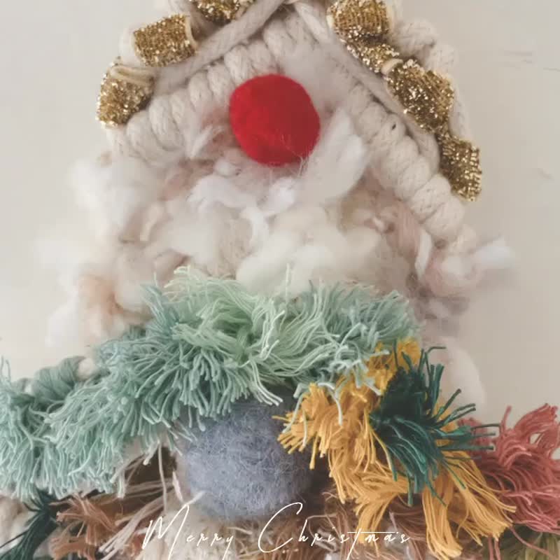 Macrame/me time编织圣诞树/交换礼物/圣诞礼物 - 摆饰 - 棉．麻 