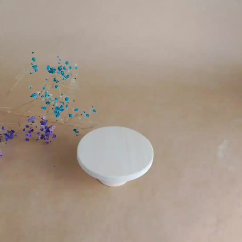 木制玩具生日蛋糕配蜡烛 - 蒙特梭利儿童教育玩具 - 玩具/玩偶 - 木头 粉红色