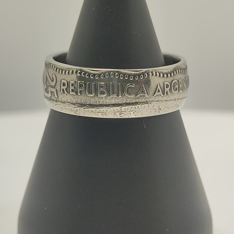 Argentina Coin Ring 25 pesos 1964-1968 coin rings for men coin rings for women - 戒指 - 其他金属 