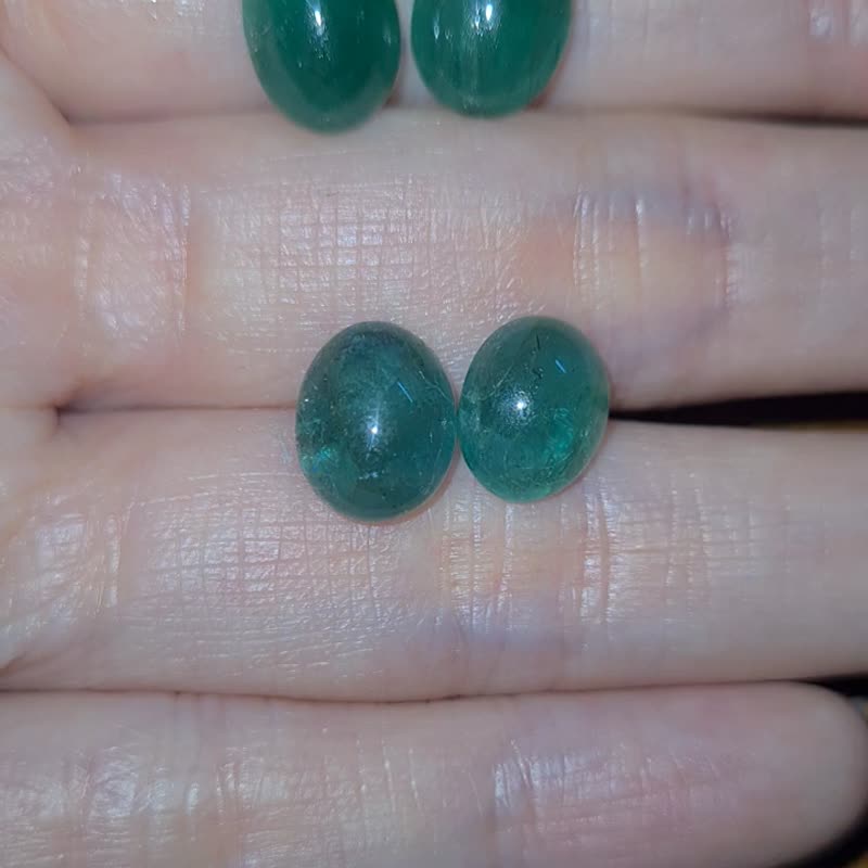 用于 DIY 珠宝的天然赞比亚祖母绿 - 金工/饰品 - 宝石 绿色