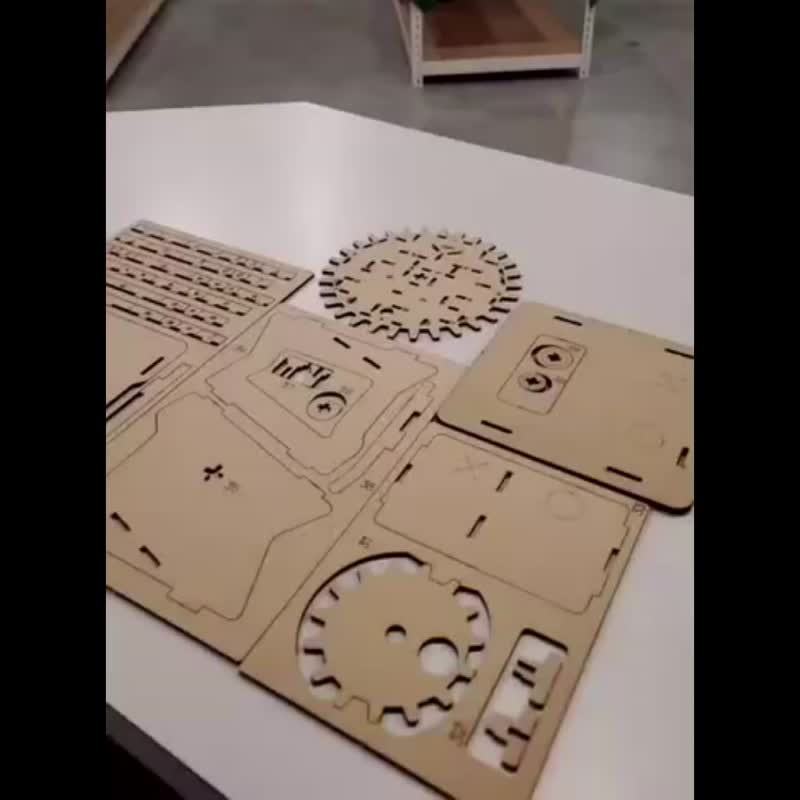 【手作DIY】旋转迷宫 桌游 手作DIY  礼物 - 木工/竹艺/纸艺 - 木头 咖啡色