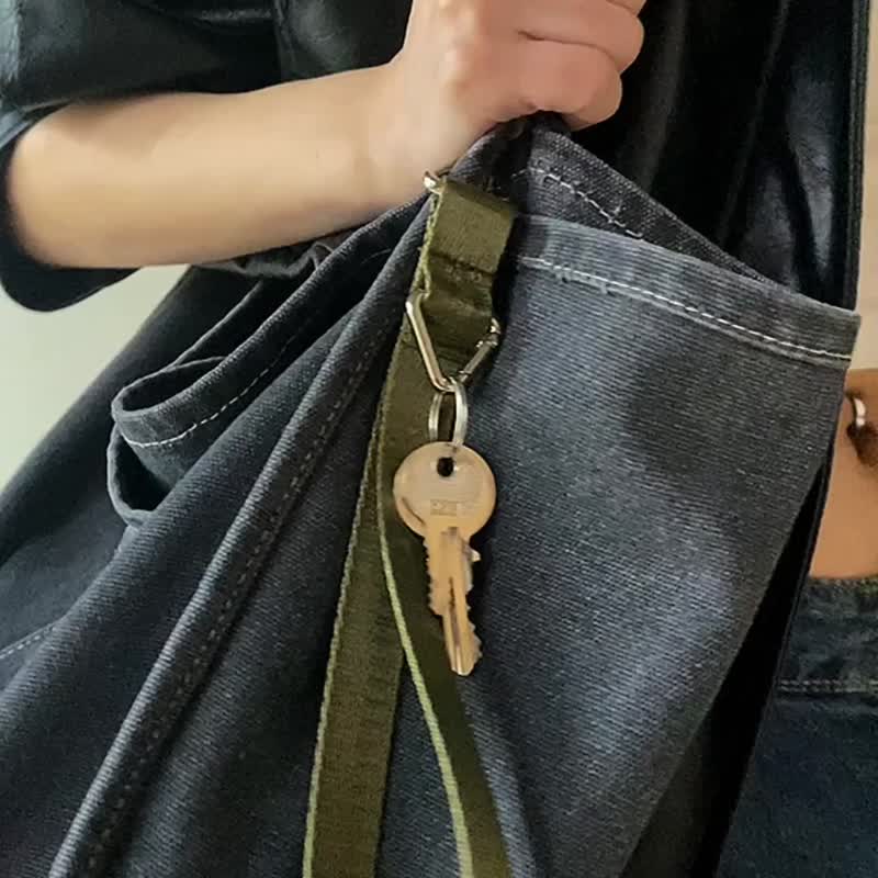 闪光系 | CRUSH -  千岁绿 * 绿色 金属色 手机手带 手机腕带 - 挂绳/吊绳 - 尼龙 绿色