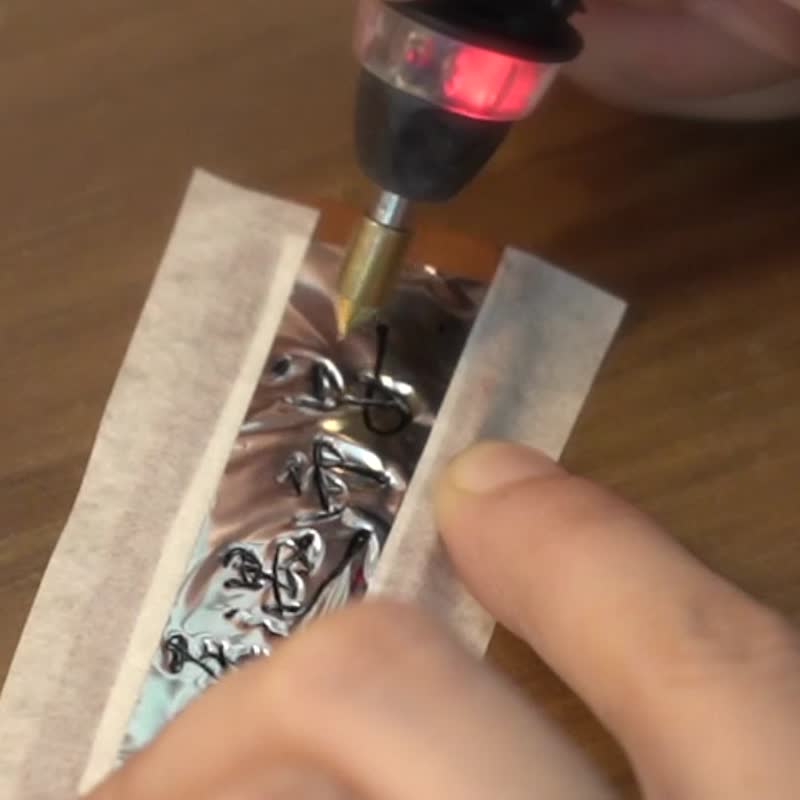 毕业礼物/老师礼物_定制手写烫金皮革书签/吊牌 - 书签 - 真皮 