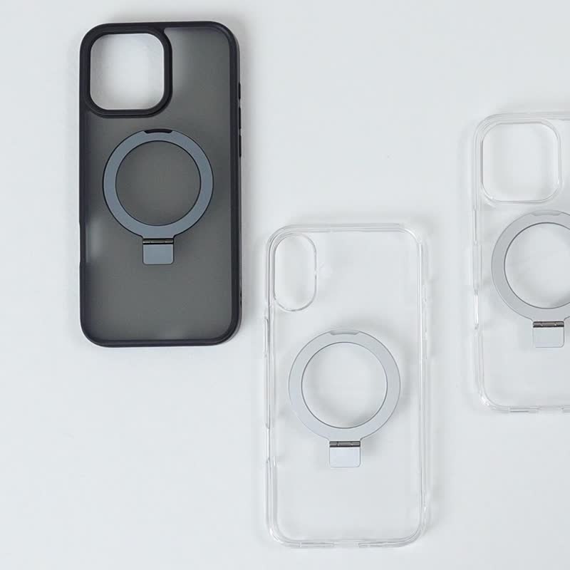 iPhone 16 MagStand M 磁吸支架防摔手机壳 - 手机壳/手机套 - 塑料 