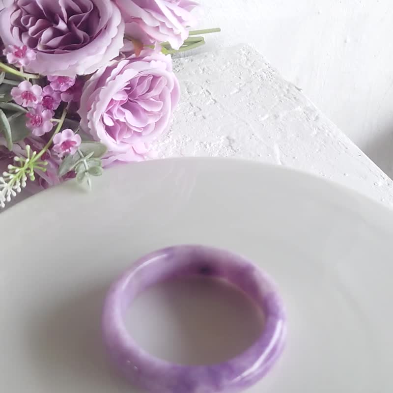 Miss feng天然石-紫丁香手镯 - 手链/手环 - 玉石 