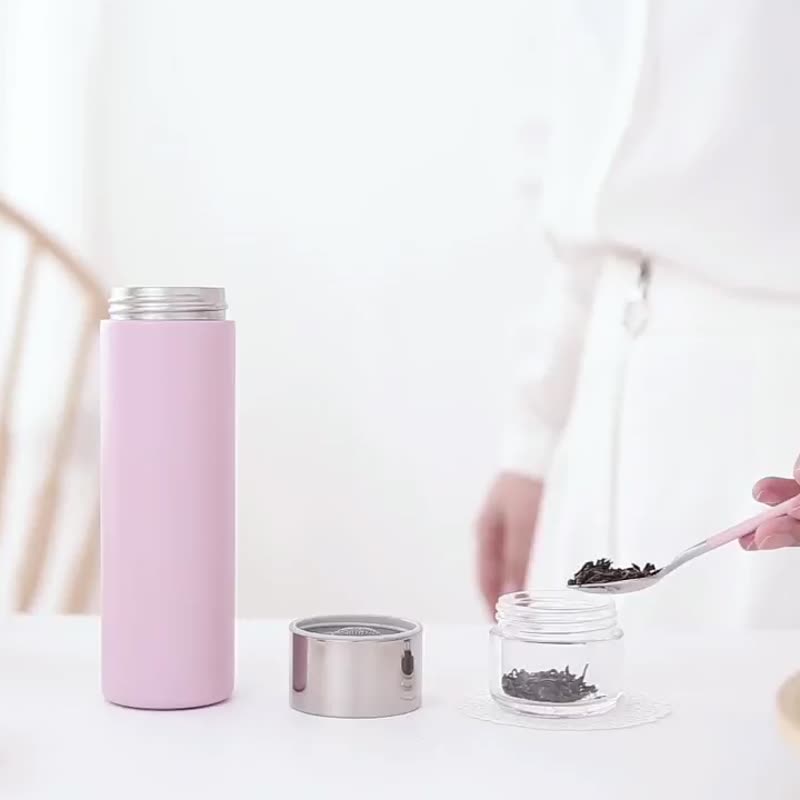 【轻便保温】240ml 轻便保温泡茶杯 陶瓷涂层 泡茶杯 生日 圣诞礼 - 保温瓶/保温杯 - 不锈钢 多色