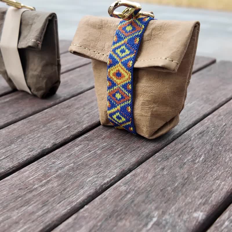 【环保永续】mini pouch 零钱包 散纸包 皮革纸 环保 - 零钱包 - 纸 多色