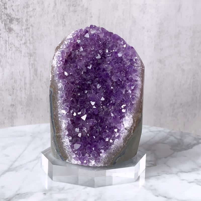 大型紫晶镇 // 开运招财 智慧创意 镇宅化煞 // 赠底座 - 摆饰 - 水晶 