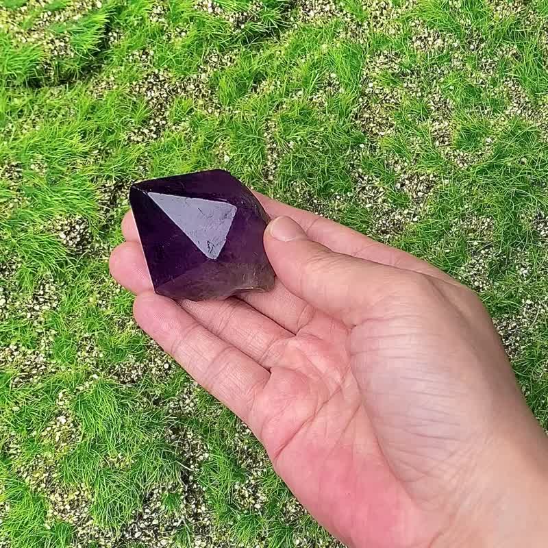 天然能量矿石//紫水晶骨干//贵人 冥想 智慧 //  财运 疗愈 消磁 - 摆饰 - 水晶 紫色
