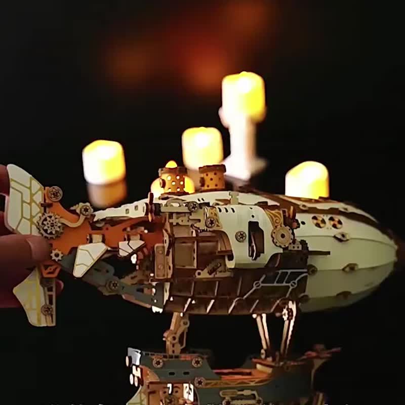 奇幻兴登堡飞空艇 - 3D手工模型 - 其他 - 纸 