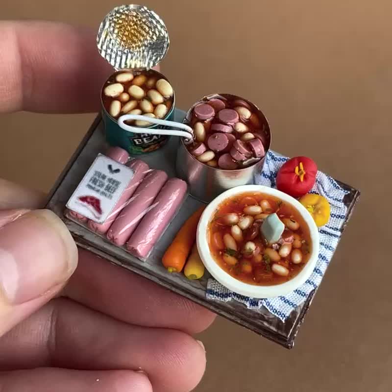 Kitchen miniature for Dollhouse - 玩偶/公仔 - 其他材质 多色
