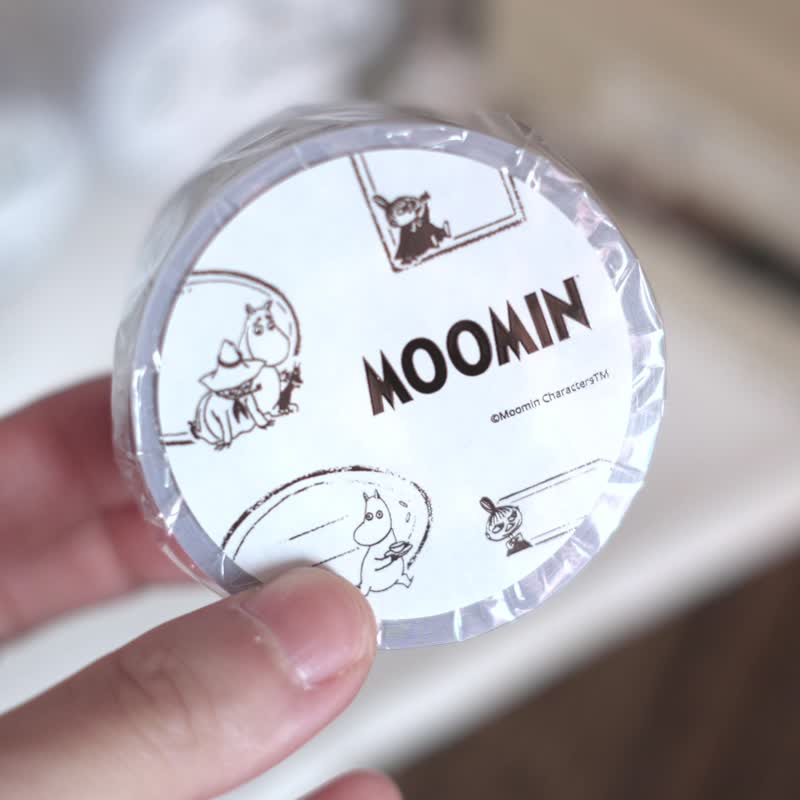 【Pinkoi x Moomin】 标签 Moomin labels 书写纸割型胶带贴纸卷 - 纸胶带 - 纸 
