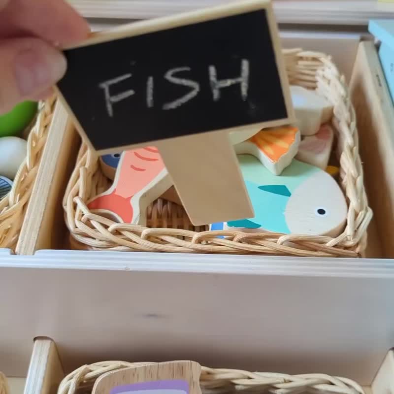 严选海鲜总汇篮 - 玩具/玩偶 - 木头 