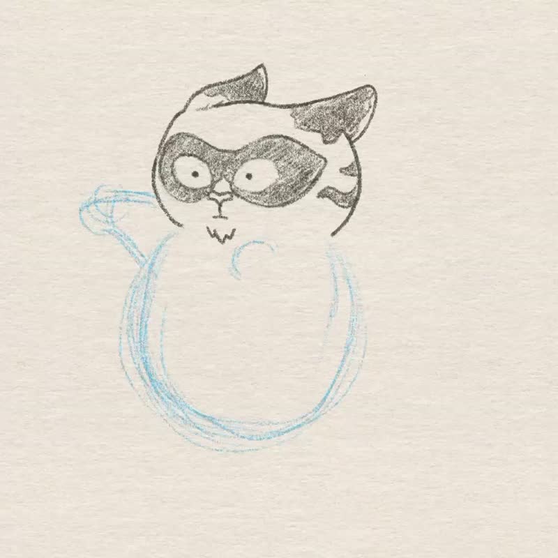 Dorobou Cats Club — 亚克力钥匙扣 - 钥匙链/钥匙包 - 压克力 透明