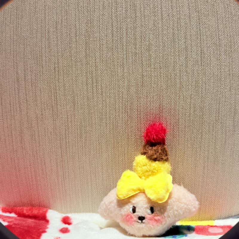 布丁玉仔大头毛绒挂件 - 玩偶/公仔 - 绣线 