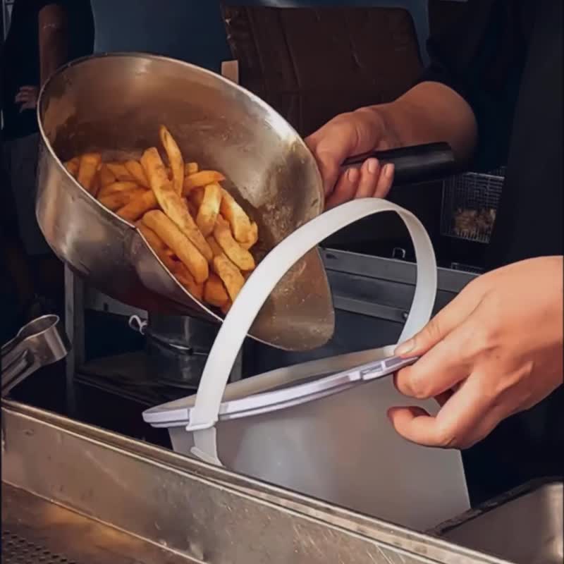 【附提带】LASTY食物包二代－经典灰 - 便当盒/饭盒 - 硅胶 灰色