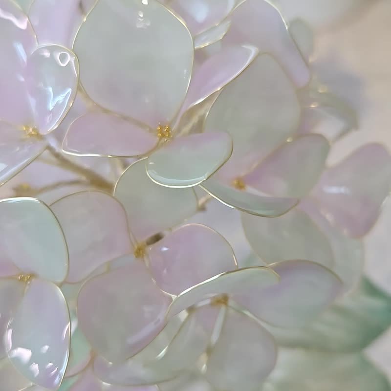 【诞生花灯】6月・绣球花。小夜灯。生日礼物 - 灯具/灯饰 - 树脂 