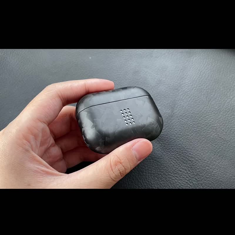AirPods Pro 锻造碳纤维维保护壳 - 耳机收纳 - 碳纤维 黑色