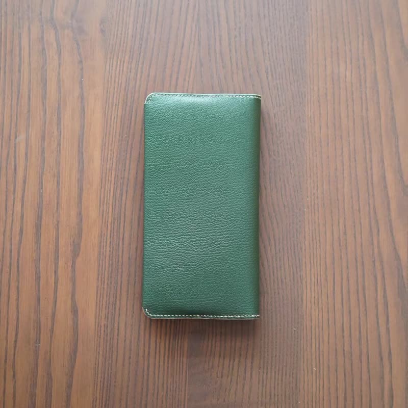雾丘轻薄型长夹-hill long wallet - 皮夹/钱包 - 真皮 