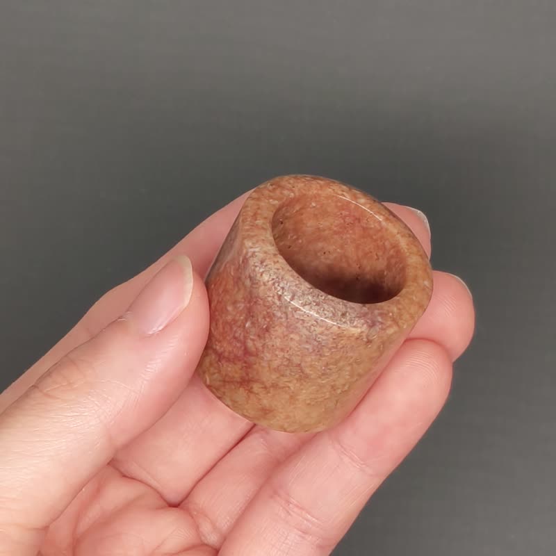 老地方玉板指 –  纯古董 SA-065-特价 - 其他 - 宝石 橘色