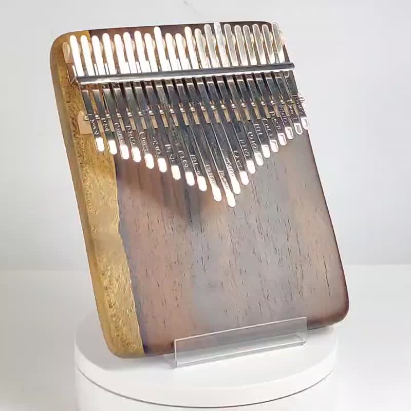 黑柿木拇指琴/21音拇指琴/KALIMBA - 吉他/乐器 - 木头 黑色