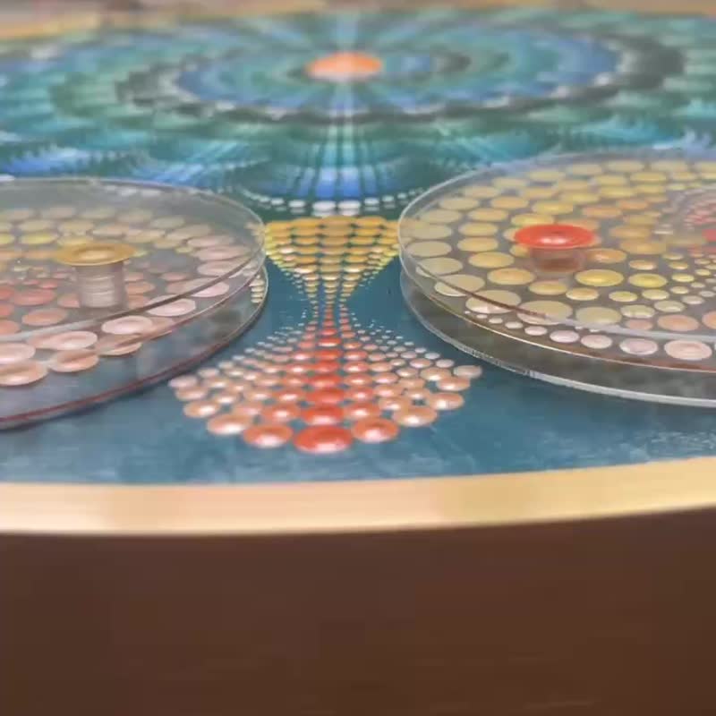 时机成熟 - 奥修禅卡系列 点点曼陀罗 - 海报/装饰画/版画 - 木头 