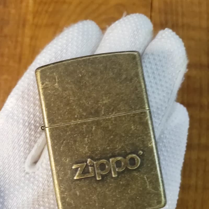 【ZIPPO官方旗舰店】 仿古铜标志风格防风打火机 28994 - 其他 - 铜/黄铜 咖啡色