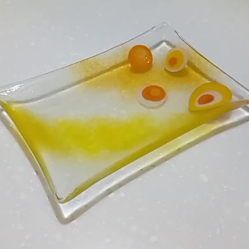 R1 区圈系列D - 盘子/餐盘/盘架 - 玻璃 多色