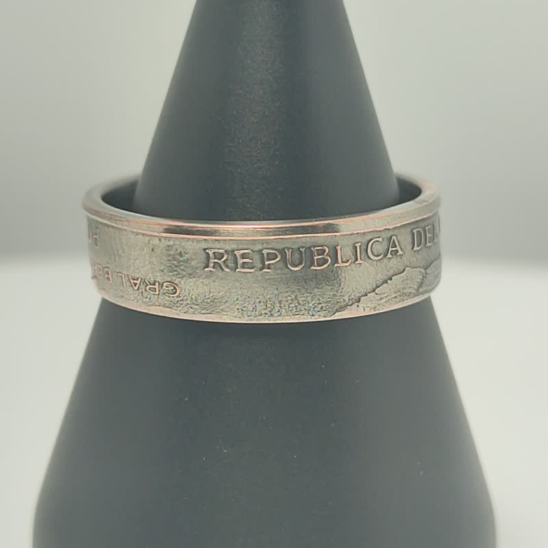 Paraguay Coin Ring 500 Guarani 2007 coin rings for men coin rings for women - 戒指 - 其他金属 