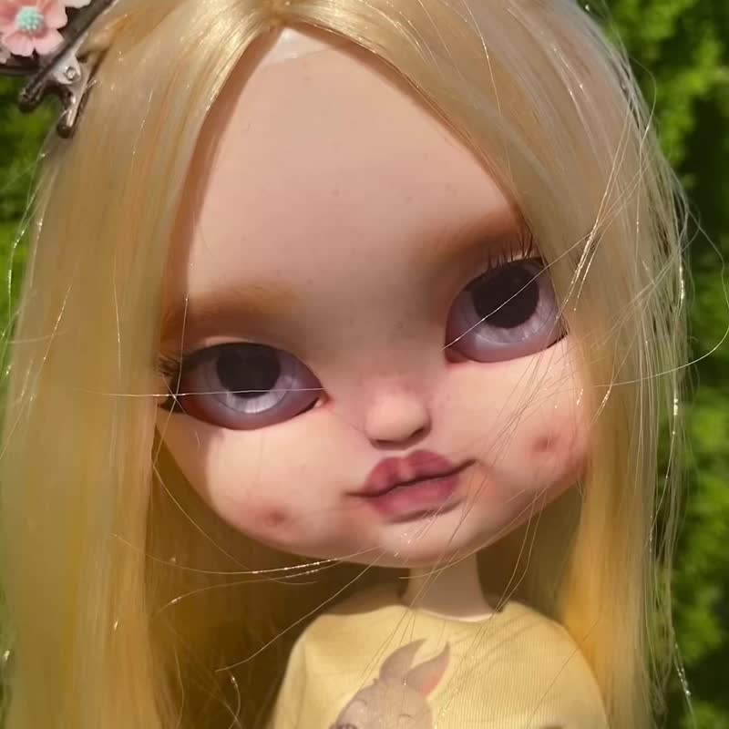 订制冰娃娃 Ooak Blythe - 玩偶/公仔 - 塑料 橘色