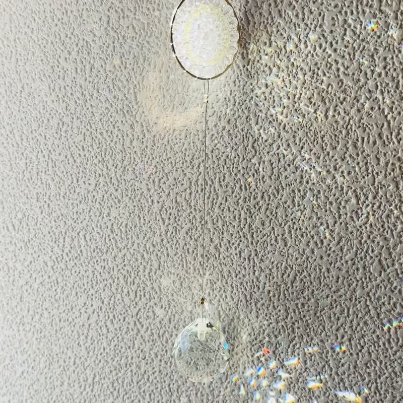 金/曼陀罗太阳捕手 - 其他 - 玻璃 黄色