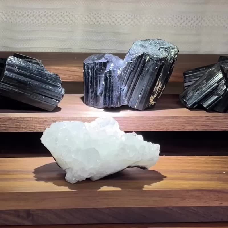 印度高亮皮鱼眼石 Apophyllite - 摆饰 - 水晶 透明