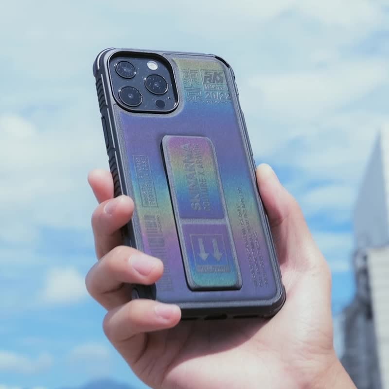 iPhone 14 系列 Kira Kobai 东京款磁吸支架防摔手机壳 - 手机壳/手机套 - 塑料 黑色