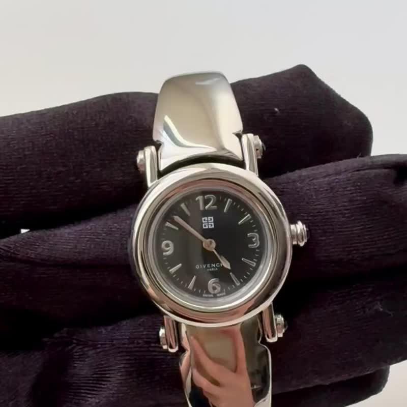 Givenchy古董时钟/中古/复古时钟/时钟/老表/vintage watch - 女表 - 其他金属 银色