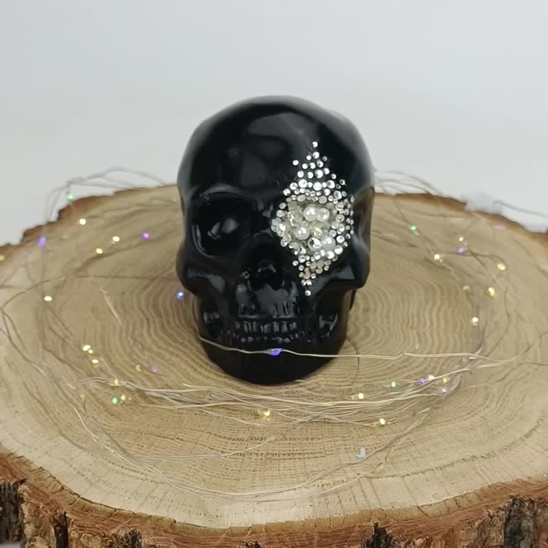 哥德家居装饰黑暗学院哥德式骷髅装饰亡灵节女巫 - 花瓶/陶器 - 其他材质 