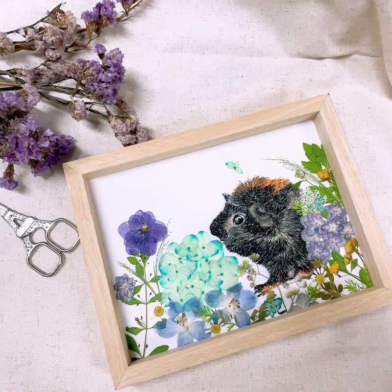 宠物刺绣拼押花框画 - 画框/相框 - 绣线 多色