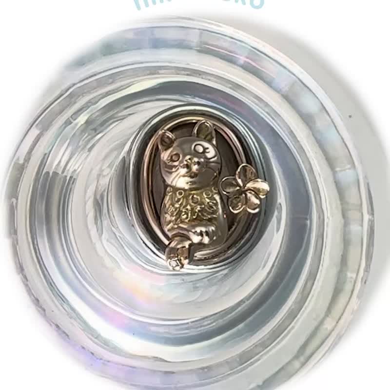 Mrs.A戒指，银925，k18金，黄铜 - 戒指 - 其他金属 银色