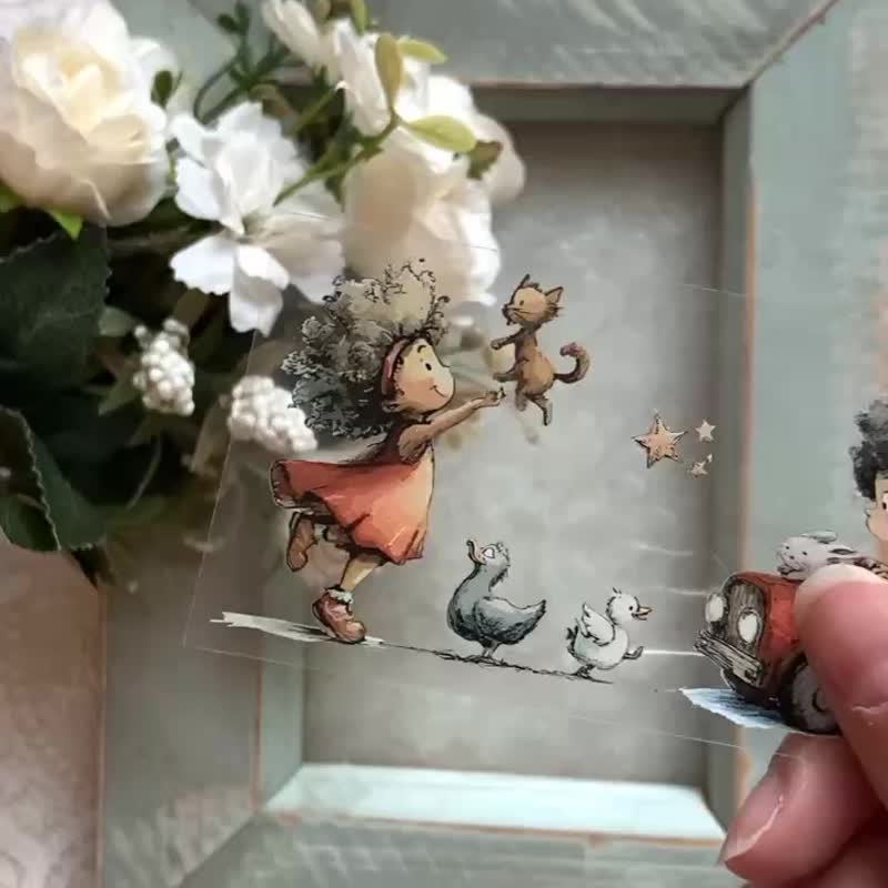 宝贝泡芙 亮面PET胶带 - 纸胶带 - 塑料 