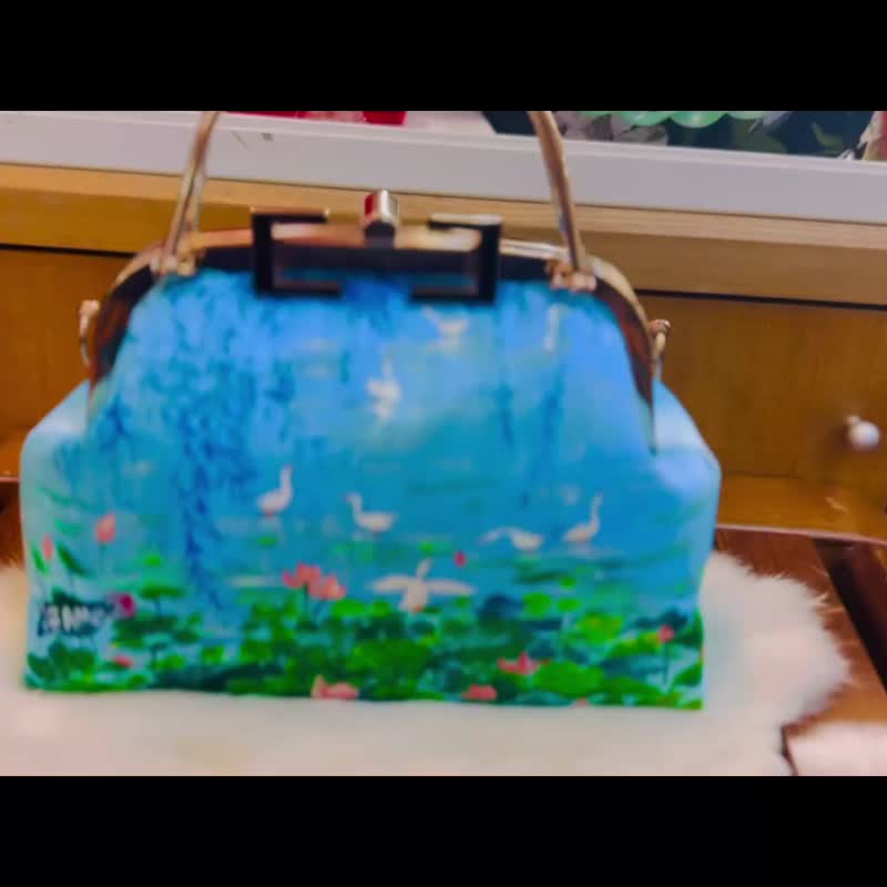 美好家园艺术家手绘精品包 - 手拿包 - 防水材质 多色