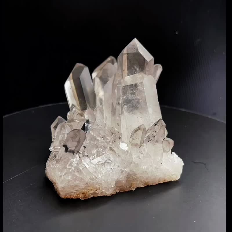 大师水晶超净化白水晶簇 道水晶 艾希斯女神 时光隧道 通灵 窗子 - 摆饰 - 水晶 透明