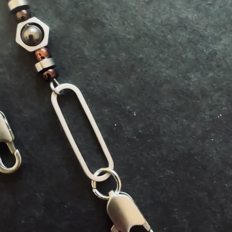 项目品项 -。- 眼镜链 / 项链 / 耳机链 / 口罩链 - 项链 - 铜/黄铜 灰色