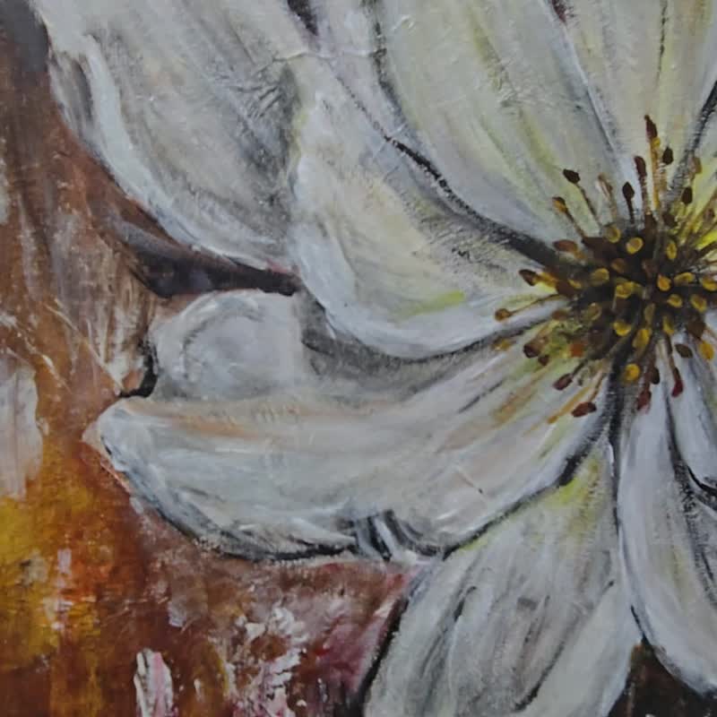 压克力画/丙烯艺术/手绘装饰挂画30×30【盛开.FIY】 - 摆饰 - 压克力 