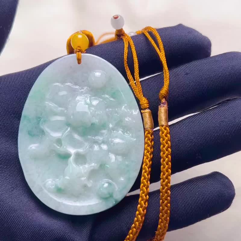 手工制作入门级翡翠玉项链 - 项链 - 宝石 多色