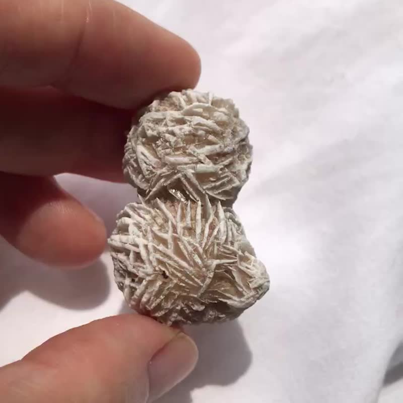 沙漠玫瑰 天然原石 水晶 盆景 crystal 摆设 摆件 水晶原矿 - 摆饰 - 水晶 卡其色