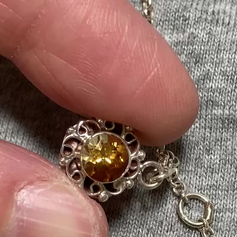天然 多宝石 水晶 手链 脚链 尼泊尔 手工制 925纯银 - 手链/手环 - 宝石 