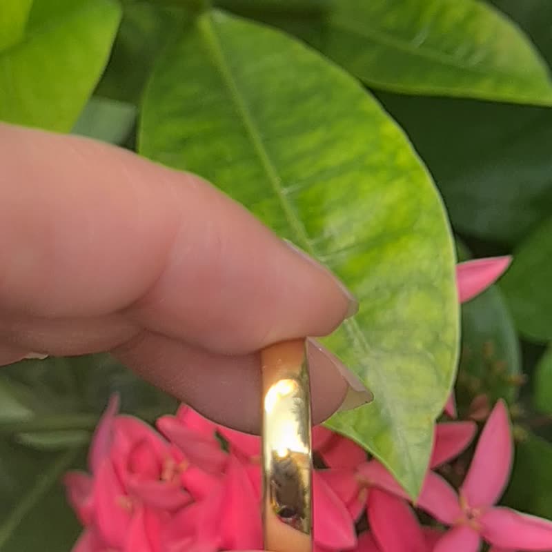 天然超 9 颗宝石泰国真宝石和钻石银镀金戒指 - 戒指 - 宝石 多色